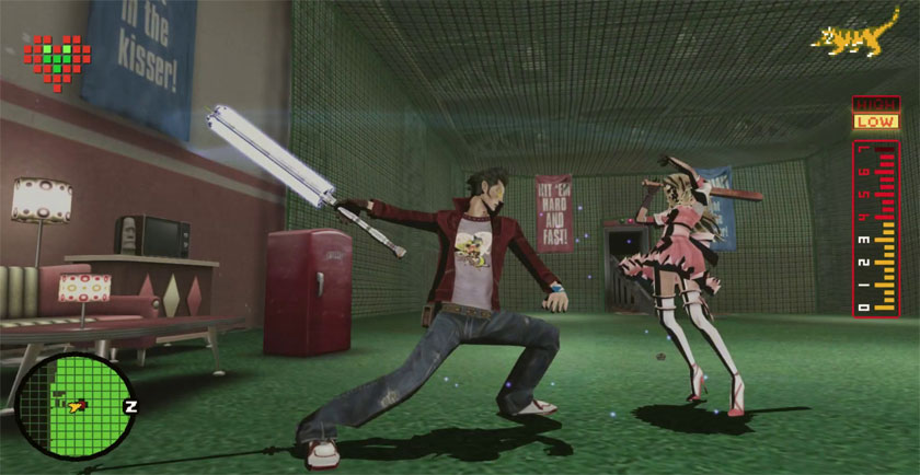 Rank 2 Fight with Bad Girl from No More Heroes